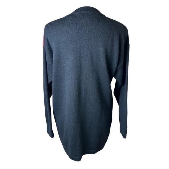 Vintage Valerie Stevens 100% Merino Wool Cardigan M | Argyle Geometric Sweater - Picture 3 of 8